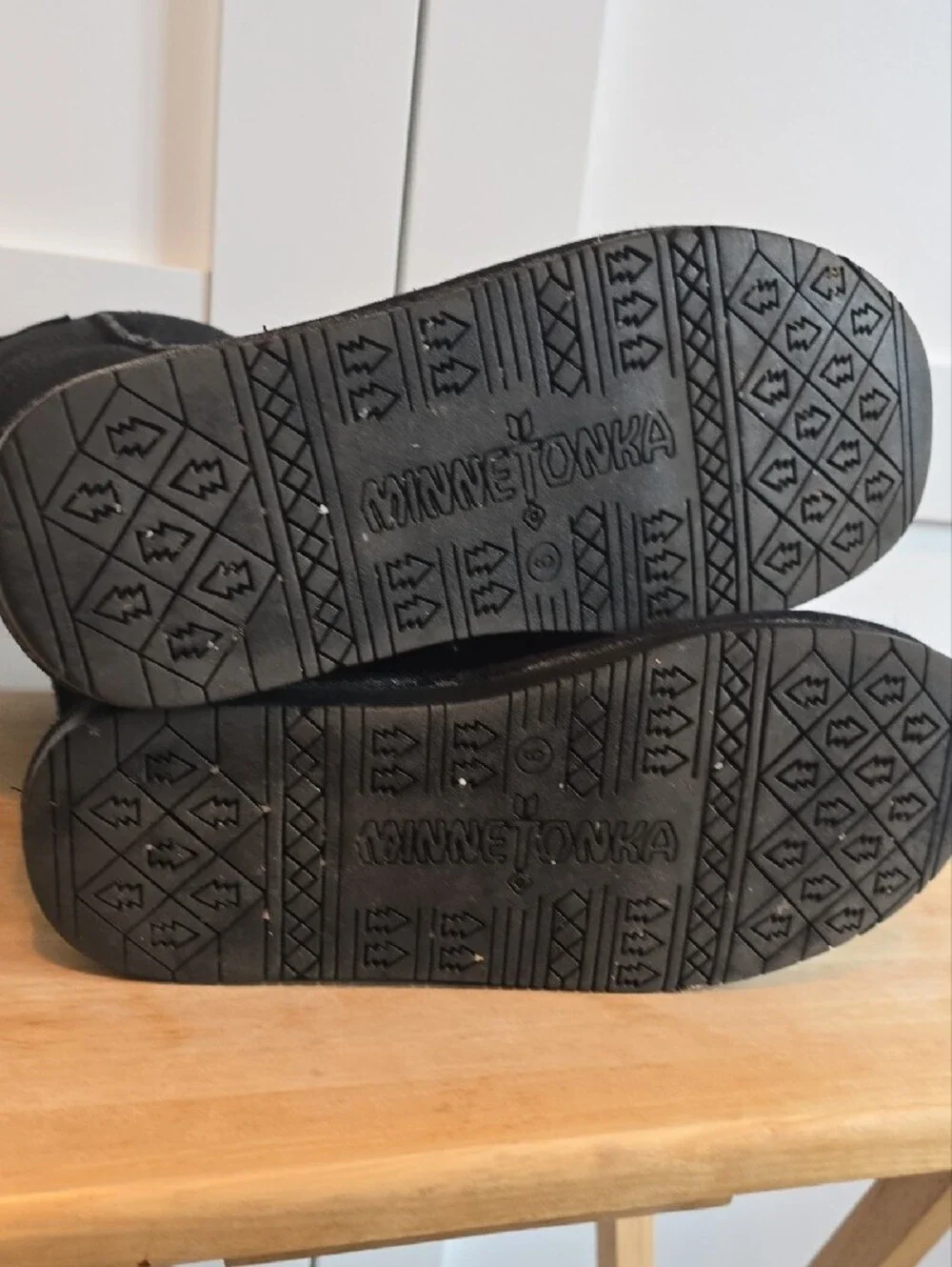 Minnetonka Black Plush-Lined Tall Winter Boots